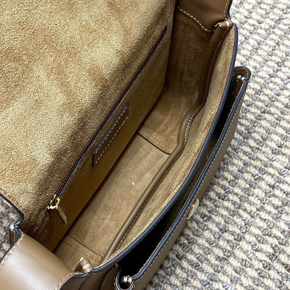 Y51 Niki satchel in leather(HIGH-END GRADE)