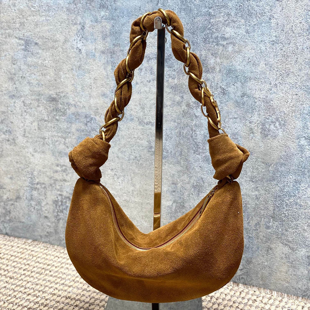 Y51 AMALIA mini hobo in suede(HIGH-END GRADE)