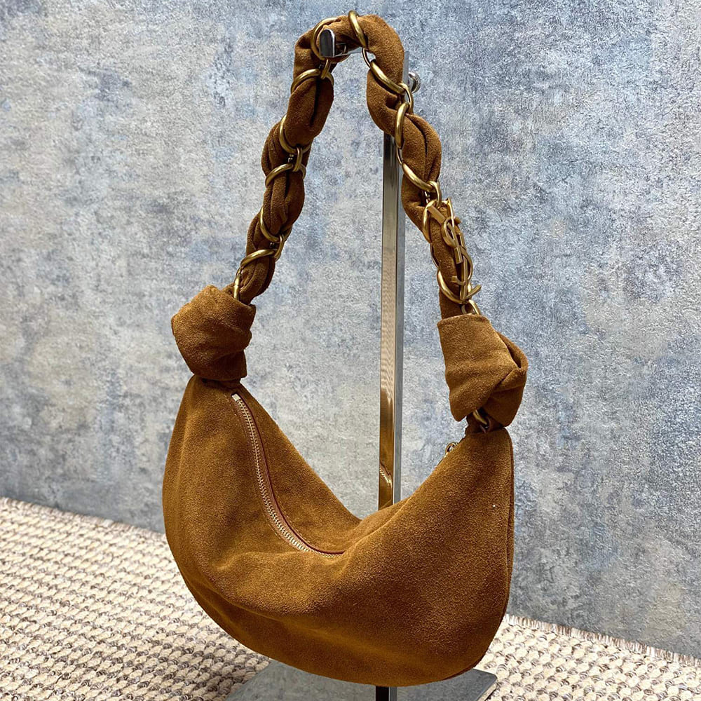 Y51 AMALIA mini hobo in suede(HIGH-END GRADE)