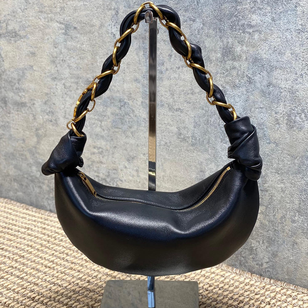 Y51 AMALIA mini hobo in lambskin(HIGH-END GRADE)