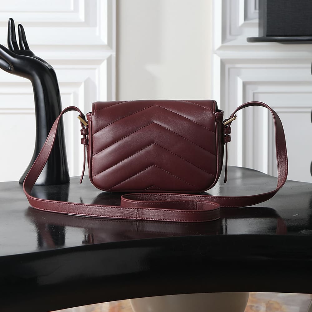 Y51 LOULOU toy crossbody in MATELASSE lambskin