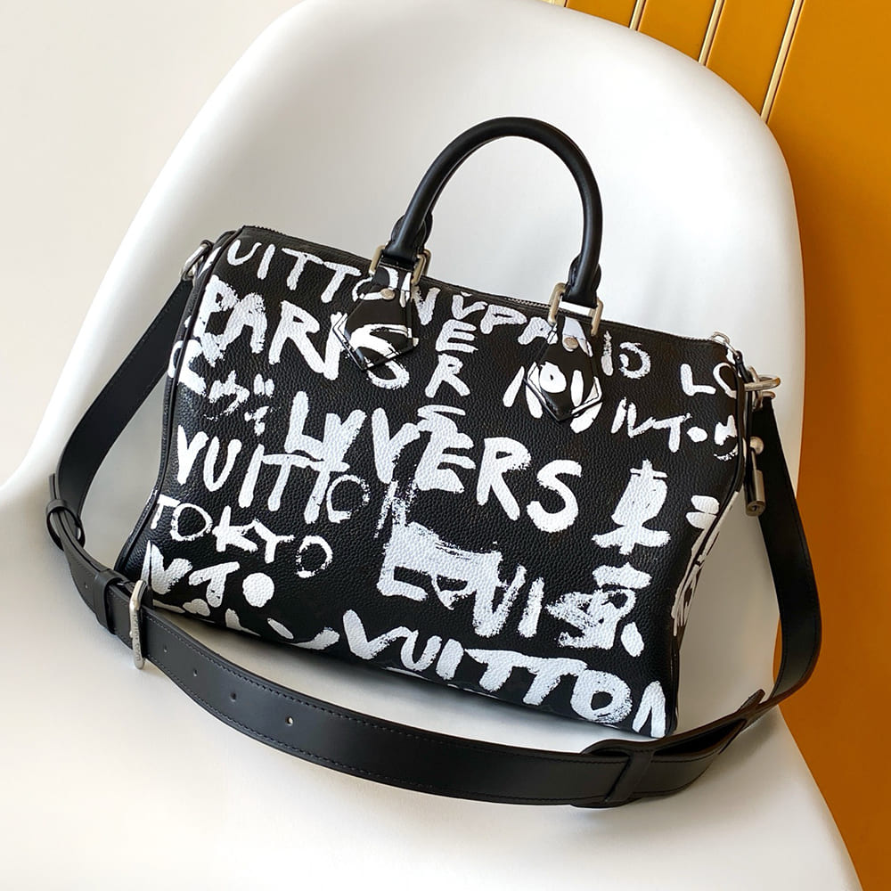 LV Speedy P9 Bandouliere 30 Scribble(HIGH-END GRADE)