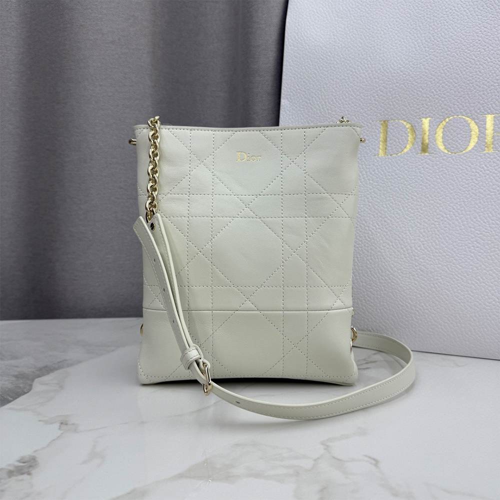 Small Vertical D10r Trianon Bag with Chain