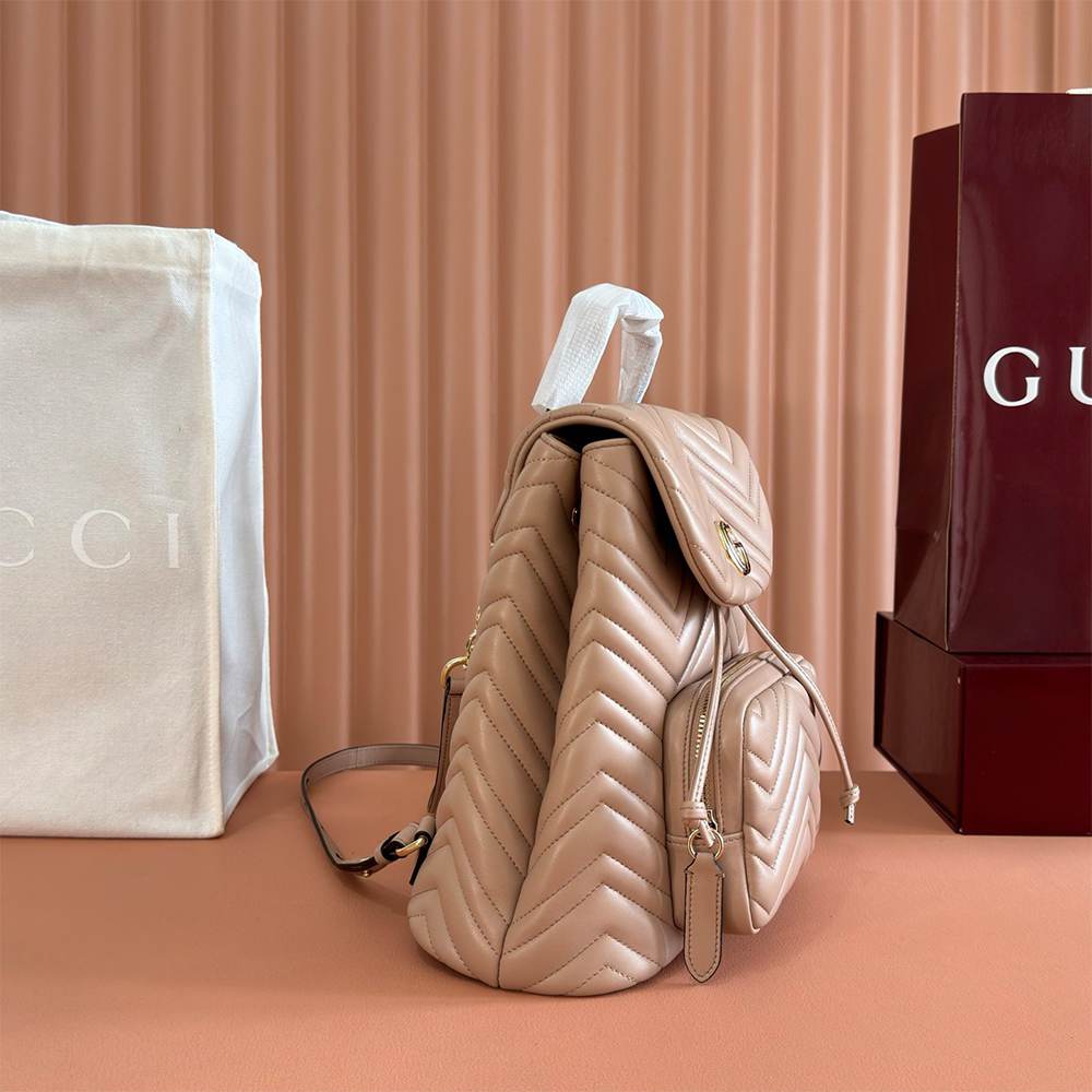 GG Marmont small backpack(HIGH-END GRADE)