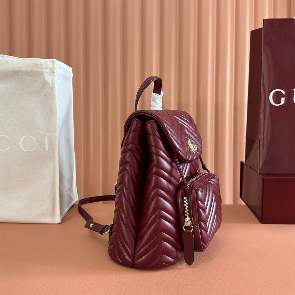 GG Marmont small backpack(HIGH-END GRADE)