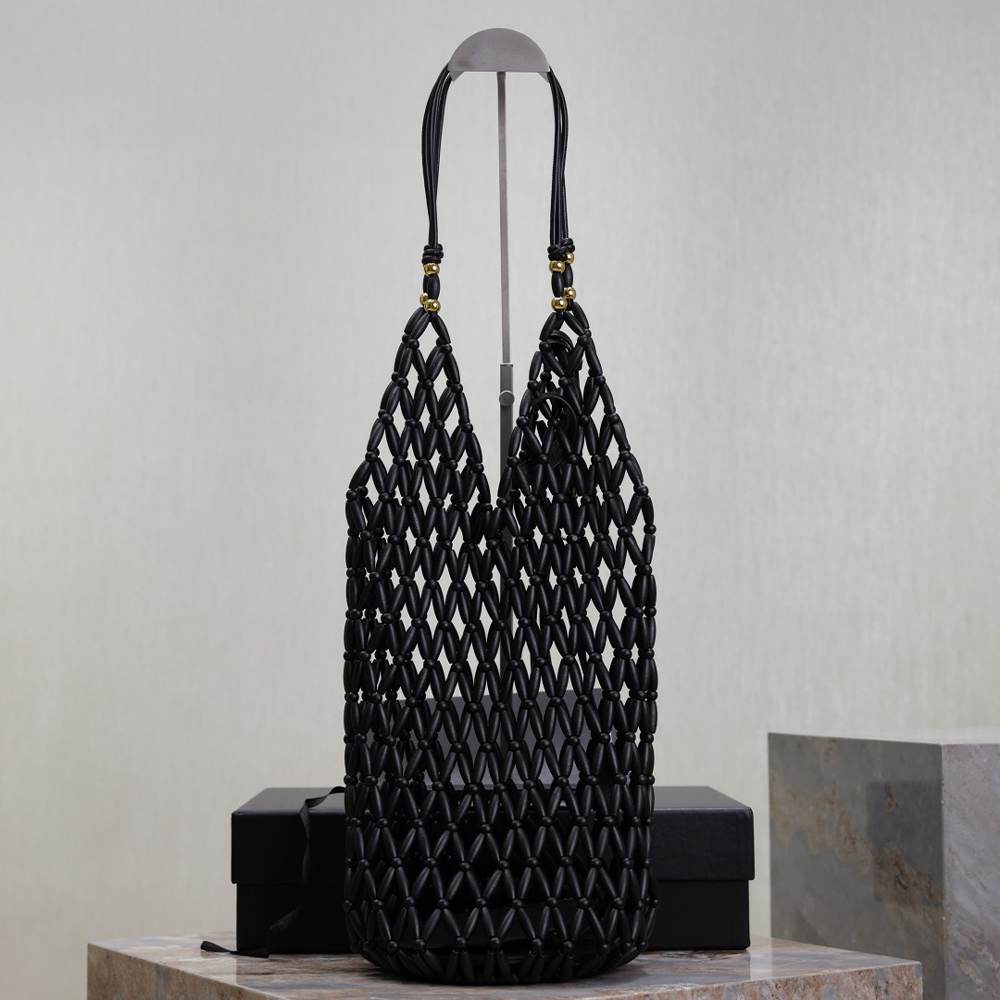 Y51 S*pple bucket in wood beads(HIGH-END GRADE)