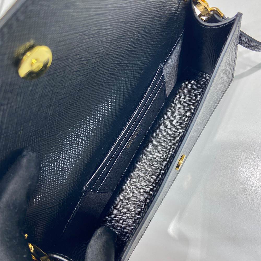 Pra*a Saffiano leather mini-bag(HIGH-END GRADE)