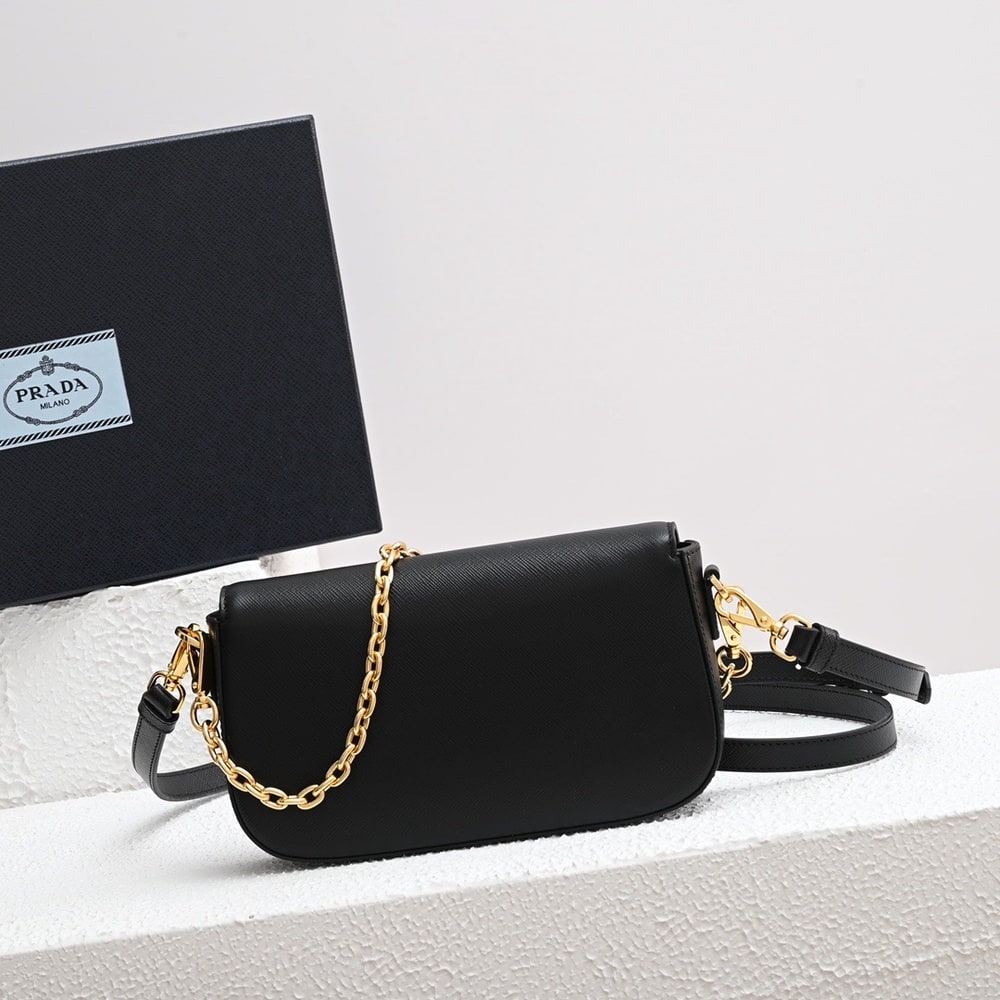 Pra*a Saffiano Leather Mini Bag(HIGH-END GRADE)